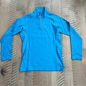 Rossingol Men's Classique Half-Zip Baselayer Top - Medium - Ethyl Blue - NWOT